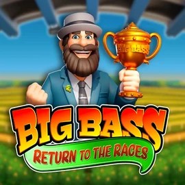 Big Bass Return to the Races logo – Slots by Pragmatic Play at Leprezone Casino