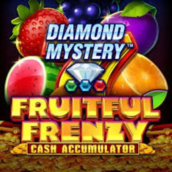 Official Slots logo: Diamond Mystery Fruitful Frenzy Cash Accumulator by Greentube at Leprezone Casino