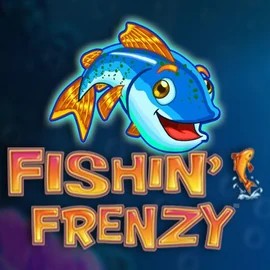 Fishin Frenzy logo by Blueprint Gaming Leprezone Casino